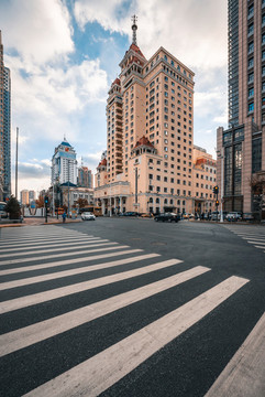 中國黑龍江省哈爾濱市城市風光