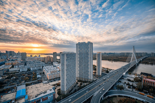 中國黑龍江省哈爾濱市城市風(fēng)光