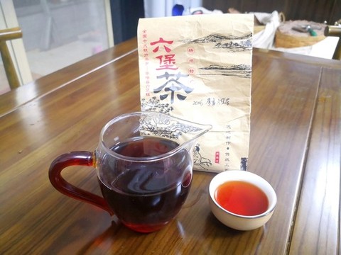 六堡茶素材