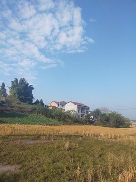 秋收的鄉(xiāng)村