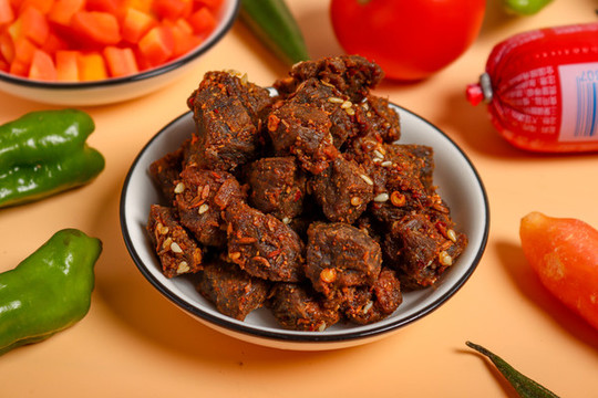 麻辣牛肉粒
