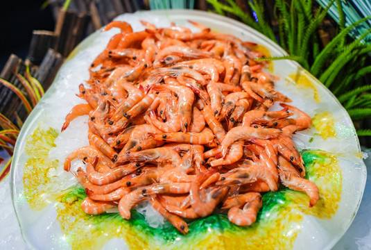 海鮮自助餐廳的海鮮美食