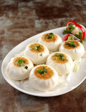 京蔥生煎包
