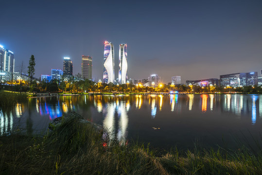 成都天府新區(qū)夜景