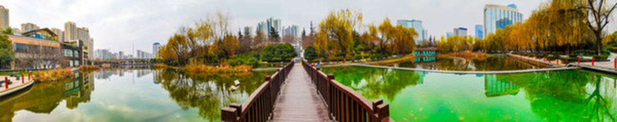 西安大唐公園全景大圖