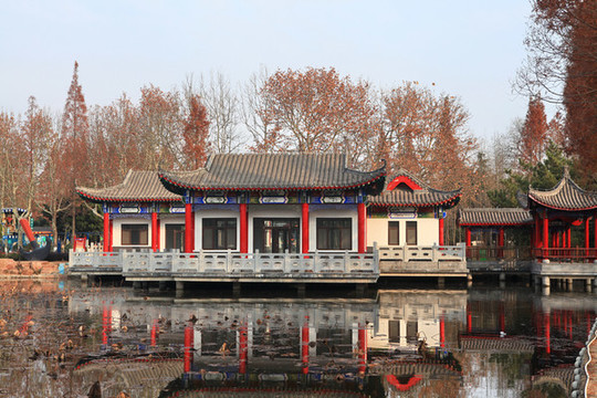 海曲公園冬日風光