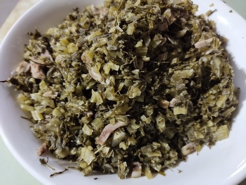 雪菜肉沫
