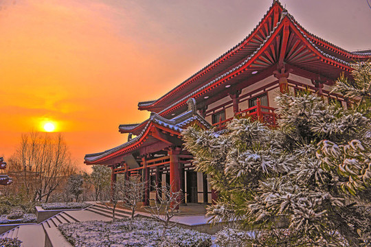 雪后園林