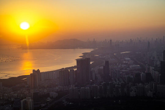 深圳灣日落