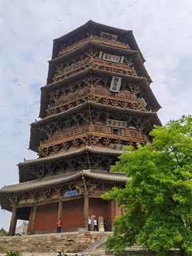 山西大同應(yīng)縣木塔