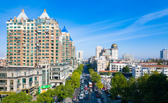 南通南大街城市風(fēng)光