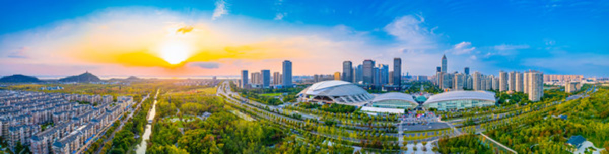 南通體育會展中心城市風(fēng)光
