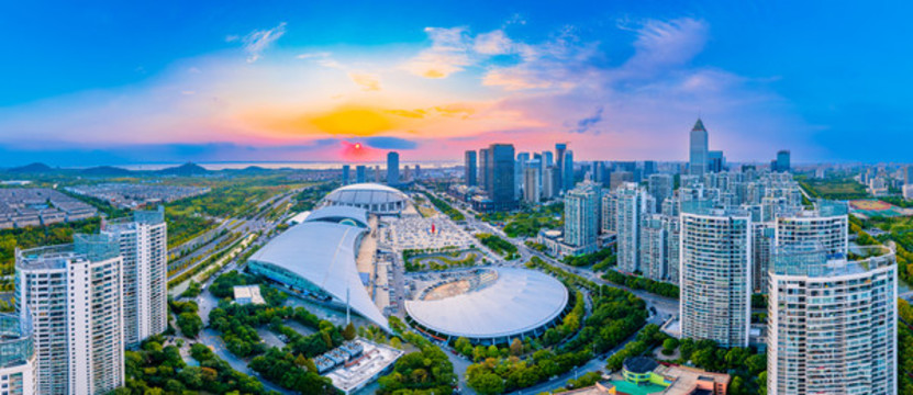南通體育會展中心城市風(fēng)光