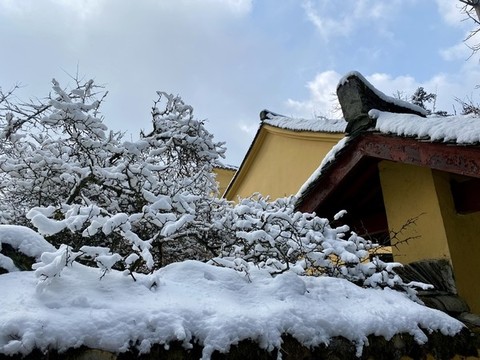 西天目雪景