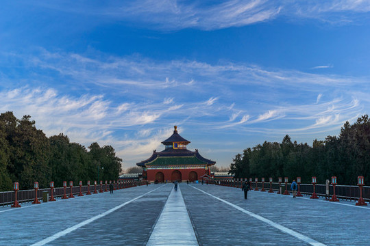中國(guó)北京天壇公園風(fēng)光