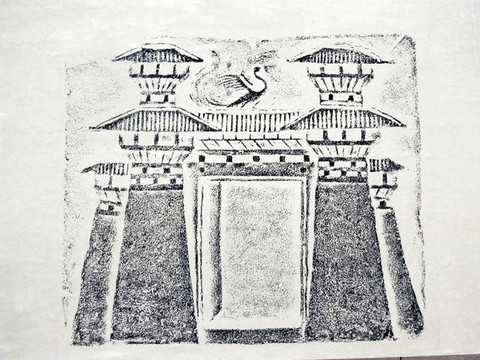 漢代古建筑鳳闕