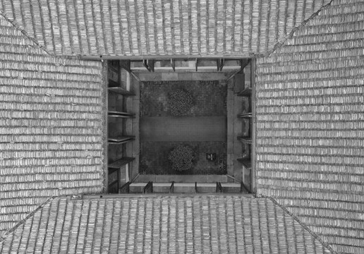 建筑黑白