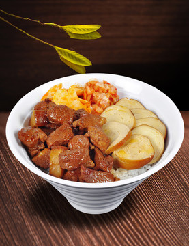 紅燒肉豆腐飯