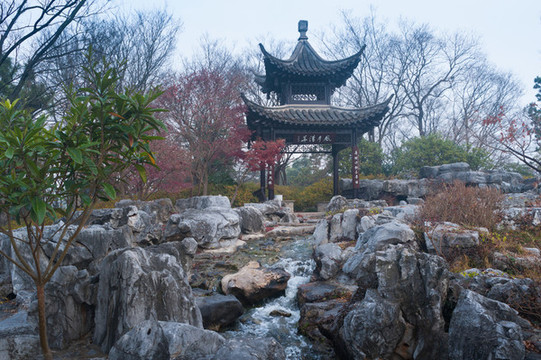 景亭假山流水
