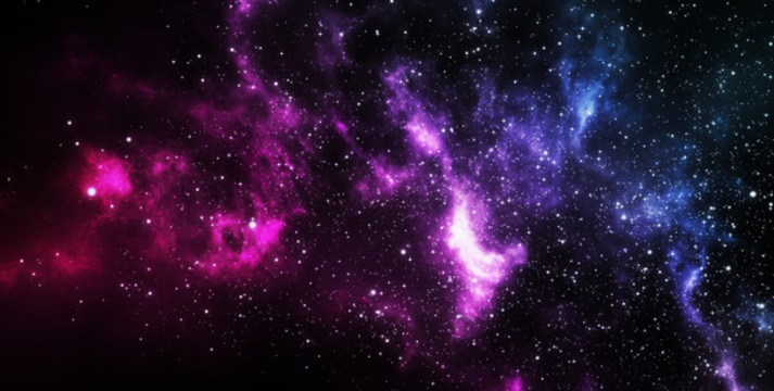 紫色星空