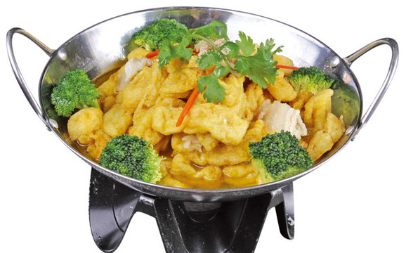 雞汁油豆腐