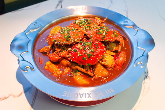 螃蟹肉煲