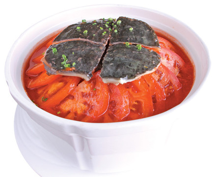 番茄燉甲魚