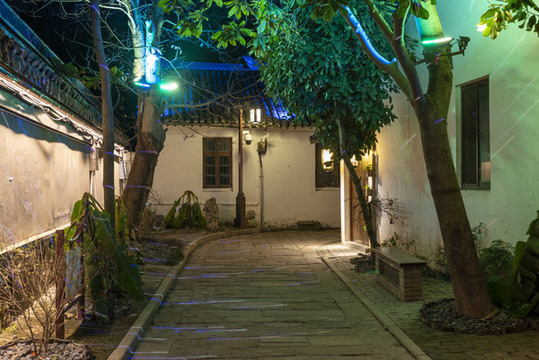 江南古鎮(zhèn)民居街景