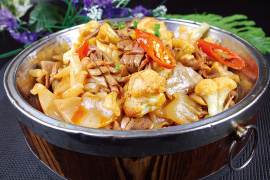 花菜魷魚腰花