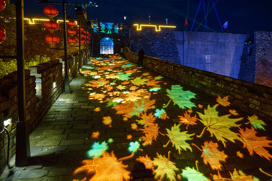南京城墻夜景燈光