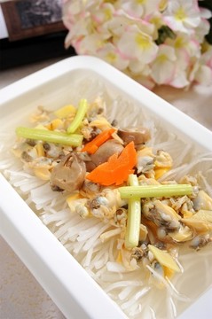 蘿卜絲煮花甲肉