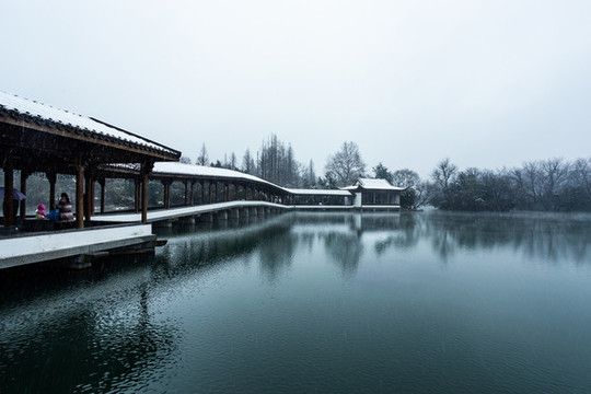 杭州浴鵠灣雪霽