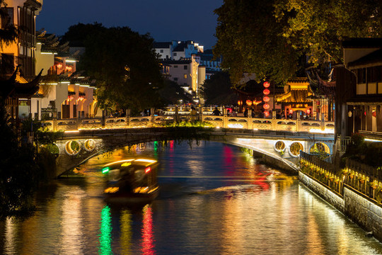 南京夫子廟夜景