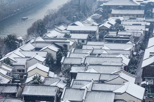 杭州香積寺雪霽