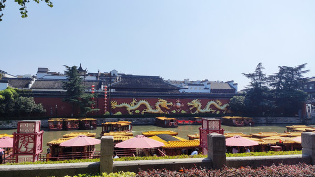 南京秦淮河一景