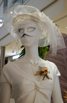 婚紗頭紗服裝展示