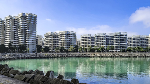 中國(guó)海南省?；◢u建筑風(fēng)景