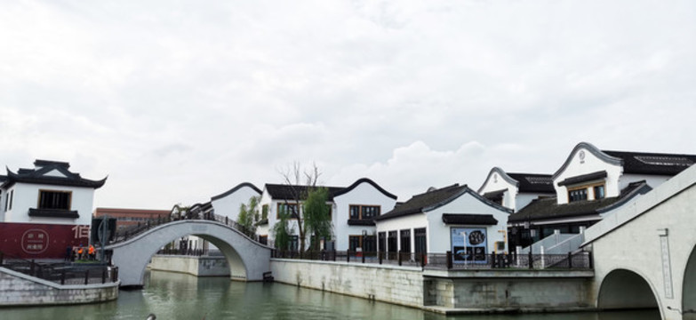 江南古鎮(zhèn)中特色拱橋