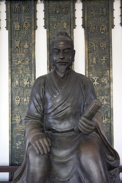 無(wú)錫蠡園儒商范蠡雕塑