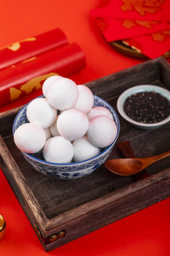 元宵節(jié)湯圓美食攝影