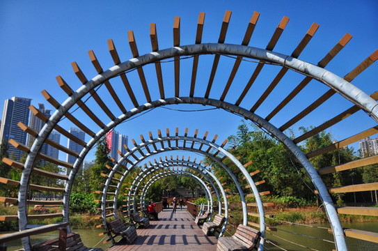 金山湖公園風(fēng)光