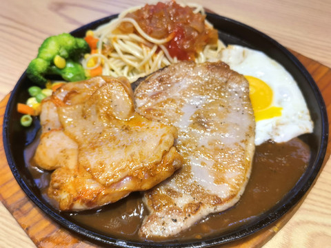 雞豬雙拼