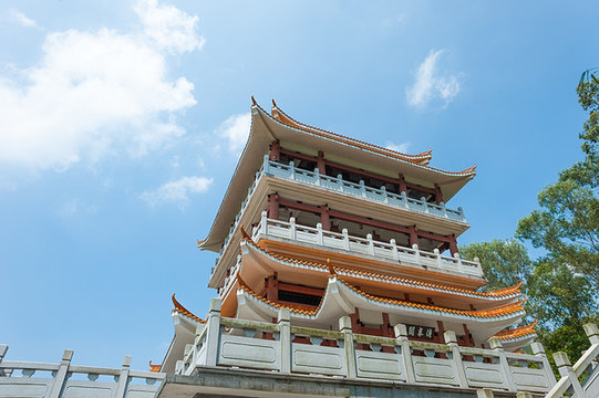 廣東東莞水濂山森林公園濂泉閣