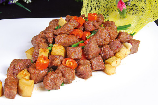 香辣牛肉粒