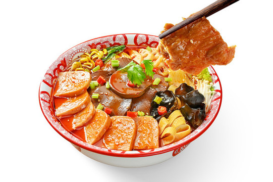 麻辣午餐肉冒菜系列