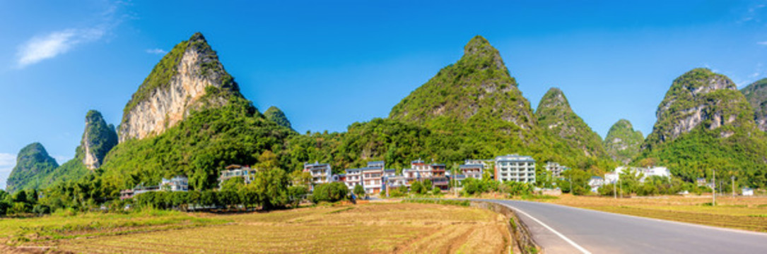中國廣西桂林陽朔遇龍河景區(qū)