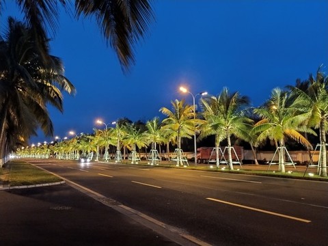 濱海大道夜景風(fēng)光