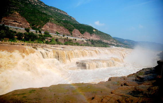 黃河壺口瀑布景觀