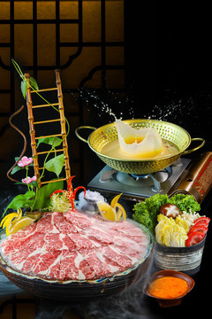 雪花牛肉