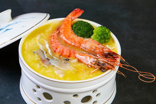 鮮蝦粥